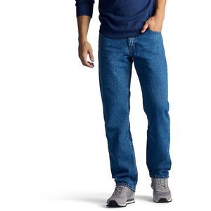 Lee Men's Pepper Stone Wash Relaxed Fit High-Rise Jeans (42x30)